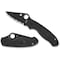 Spyderco 2024 Spyderco Para 3 Lightweight Black Handle Black Blade Serrated SPY-C223SBBK - alternate 1
